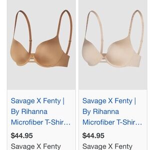 Savage X Fenty Microfiber T-Shirt Bra - Black in 36 DDD